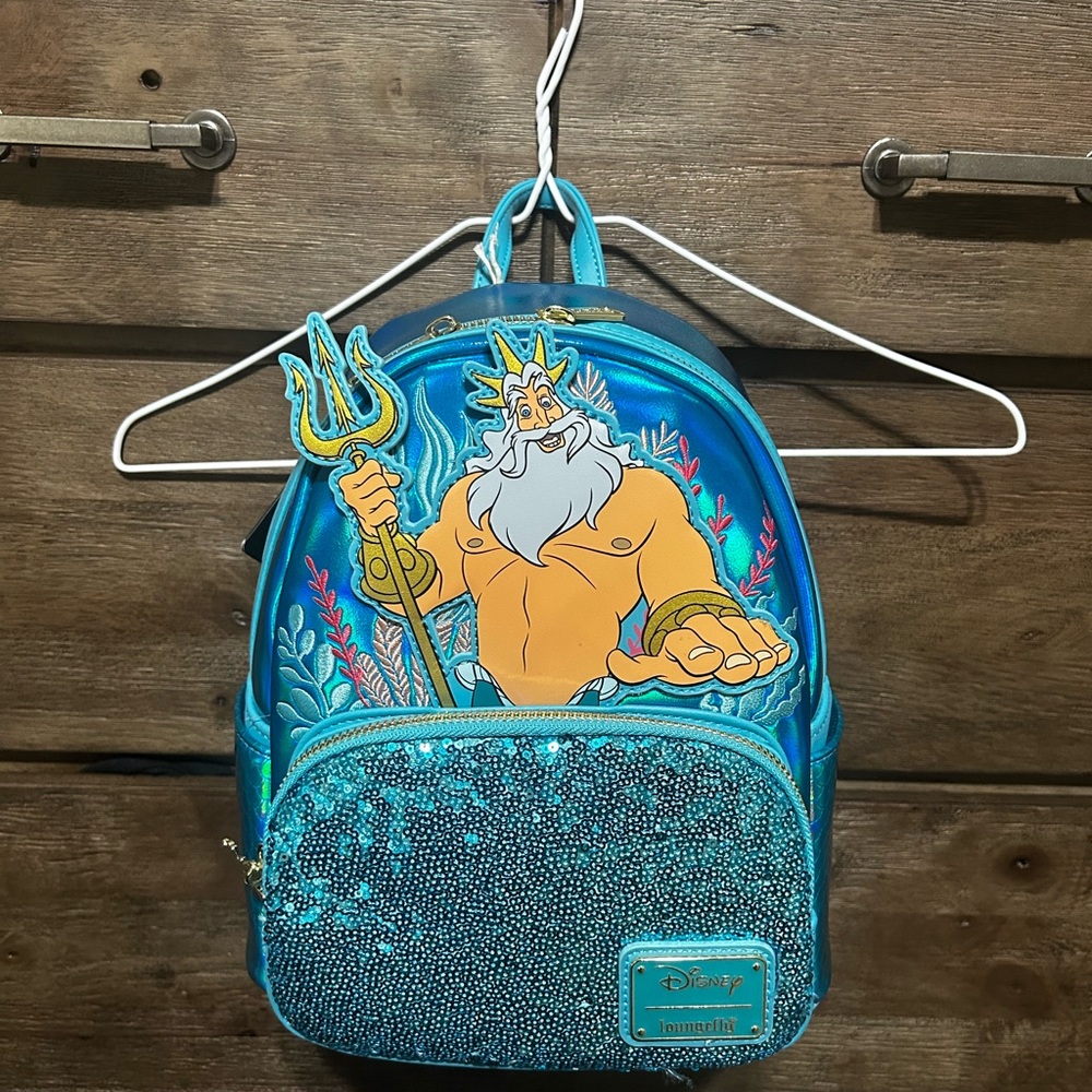 Disney Blue and Yellow Sparkle Backpack